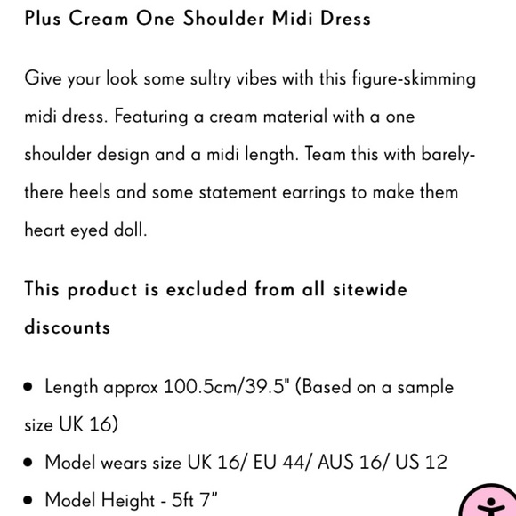 NWT PRETTYLITTLETHING Nude Plus One Shoulder Slinky Bodycon Mini Dress - Picture 7 of 11